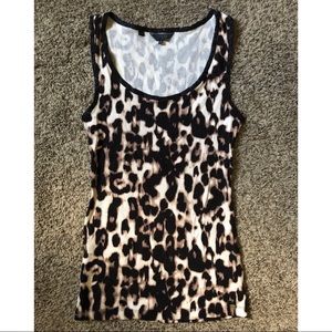 Leopard Ribbed Tank